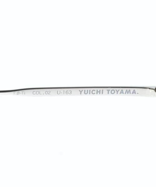 YUICHI TOYAMA（ユウイチトヤマ）サングラス シルバー サイズ:- レディース/2200708121016