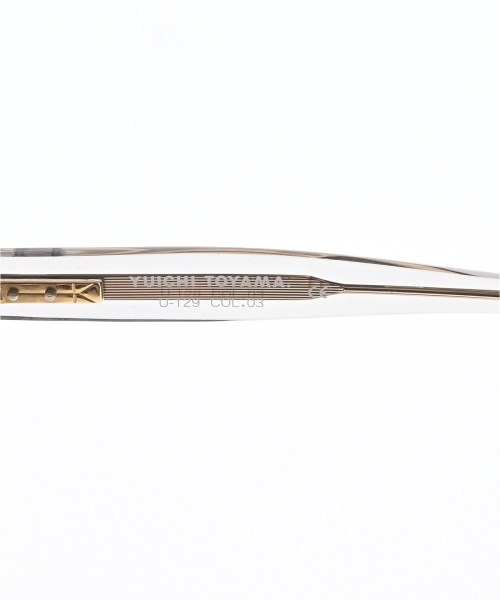 YUICHI TOYAMA（ユウイチトヤマ）メガネ グレー サイズ:- メンズ/2200671539016