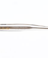 YUICHI TOYAMA（ユウイチトヤマ）メガネ グレー サイズ:- メンズ/2200671539016