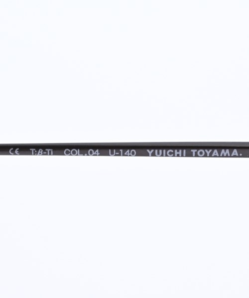 YUICHI TOYAMA（ユウイチトヤマ）メガネ 茶 サイズ:- メンズ/2200723818120