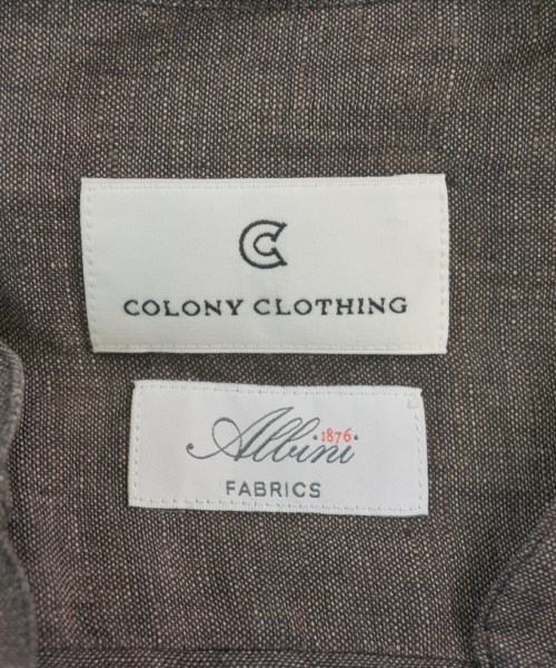 COLONY CLOTHING（コロニークロージング）カジュアルシャツ 茶 サイズ:S メンズ/2200614625073