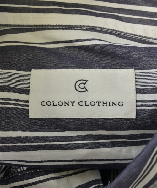 COLONY CLOTHING（コロニークロージング）カジュアルシャツ 紺 サイズ:S メンズ/2200610137594