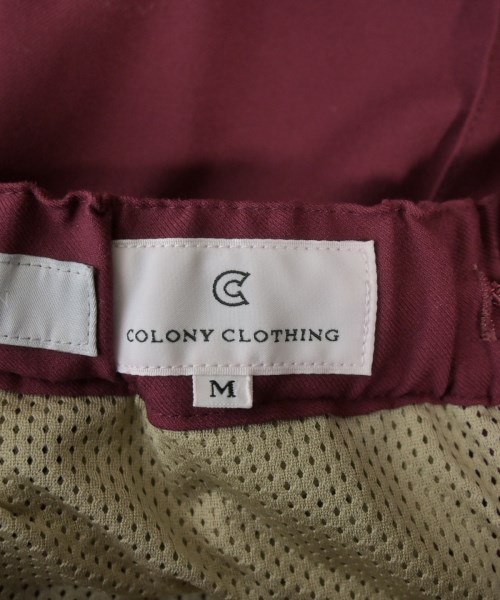 COLONY CLOTHING（コロニークロージング）ショートパンツ 赤 サイズ:M メンズ/2200667411043