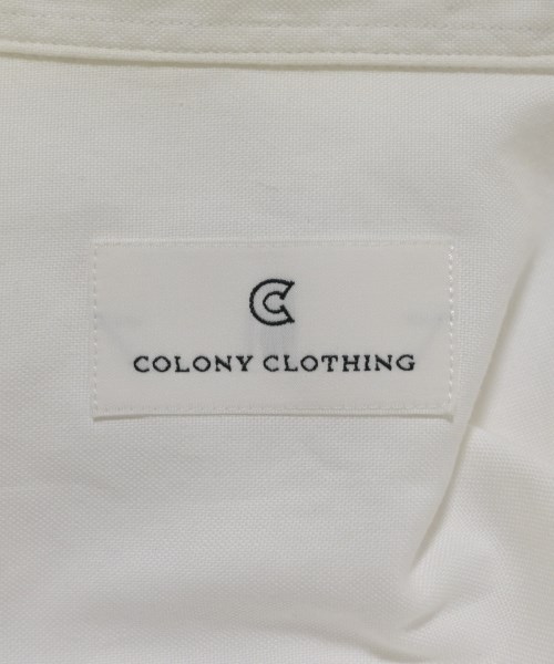 COLONY CLOTHING（コロニークロージング）カジュアルシャツ 白 サイズ:XS メンズ/2200661645055