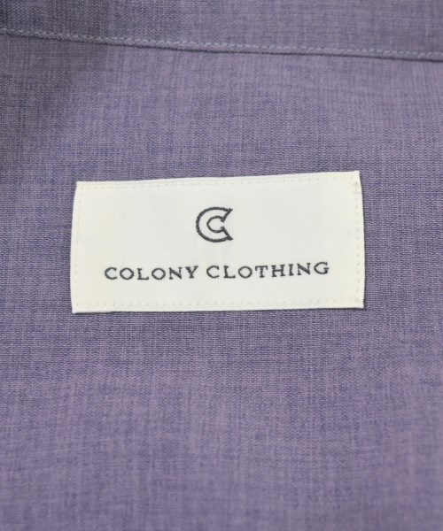 COLONY CLOTHING（コロニークロージング）カジュアルシャツ 紫 サイズ:M メンズ/2200710880031