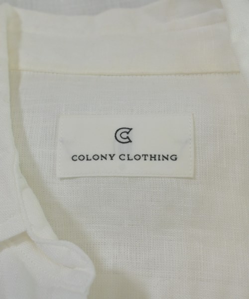 COLONY CLOTHING（コロニークロージング）カジュアルシャツ 白 サイズ:XS メンズ/2200646499123