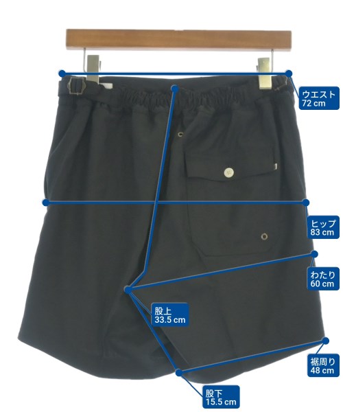 COLONY CLOTHING（コロニークロージング）ショートパンツ 黒 サイズ:46(M位) メンズ/2200666880109