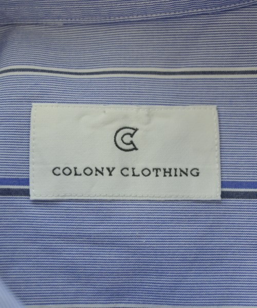 COLONY CLOTHING（コロニークロージング）カジュアルシャツ 青 サイズ:M メンズ/2200735034051