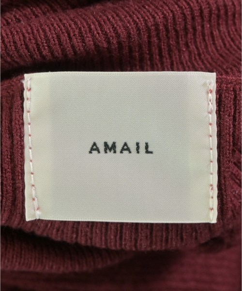 AMAIL（アマイル）ニット・セーター 赤 サイズ:F レディース/2200674268029