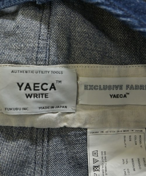 YAECA WRITE（ヤエカライト）オールインワン/サロペット 紺 サイズ:M レディース/2200632344024