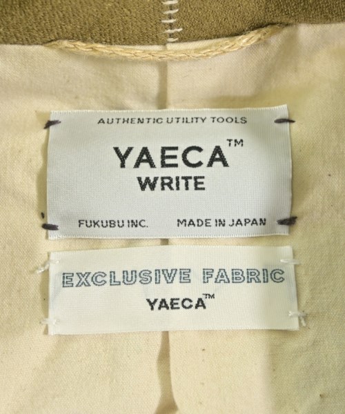 YAECA WRITE（ヤエカライト）カジュアルジャケット カーキ サイズ:M メンズ/2200619440015