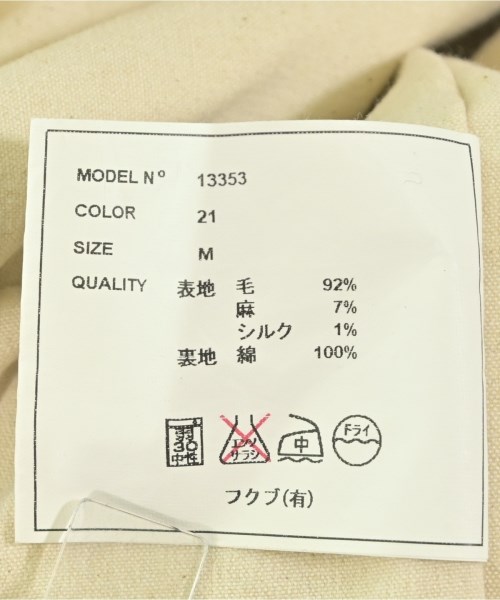 YAECA WRITE（ヤエカライト）カジュアルジャケット カーキ サイズ:M メンズ/2200619440015