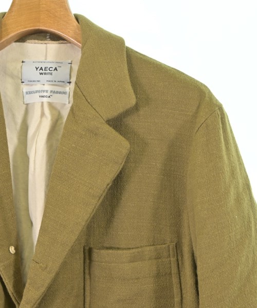 YAECA WRITE（ヤエカライト）カジュアルジャケット カーキ サイズ:M メンズ/2200619440015