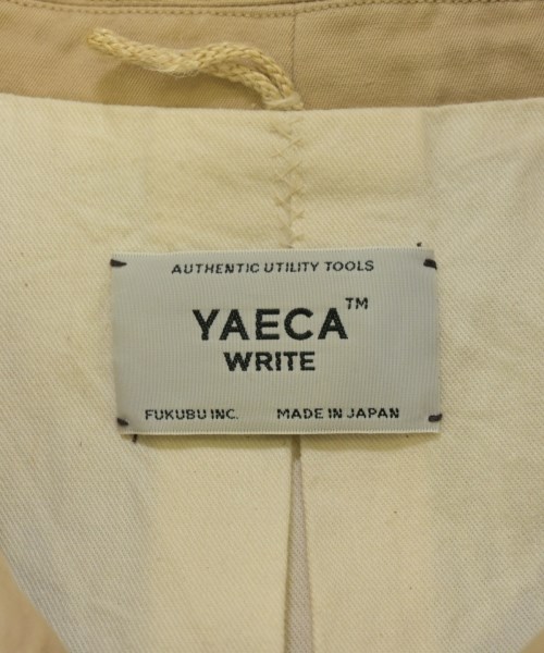 YAECA WRITE（ヤエカライト）カバーオール ベージュ サイズ:L メンズ/2200681040090