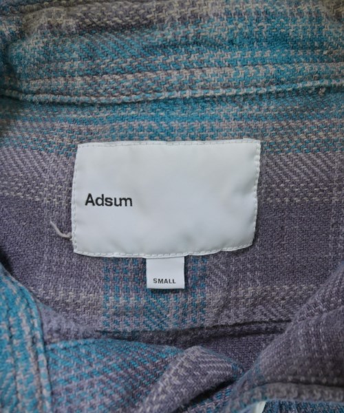 Adsum（アドサム）カジュアルシャツ 紫 サイズ:S メンズ/2200708566022