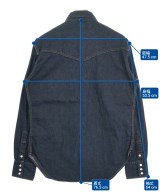 TCB jeans（ティーシービージーンズ）カジュアルシャツ 紺 サイズ:44(S位) メンズ/2200603416033