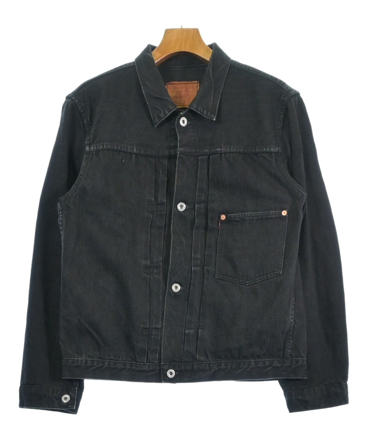 TCB jeans（ティーシービージーンズ）デニムジャケット 黒 サイズ:44(S