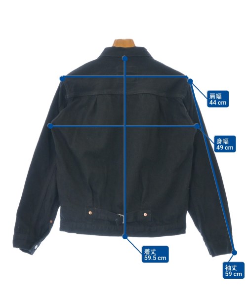 TCB jeans（ティーシービージーンズ）デニムジャケット 黒 サイズ:36(XS位) メンズ/2200608631035