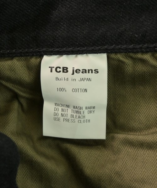 TCB jeans（ティーシービージーンズ）デニムパンツ 黒 サイズ:36(XXL位) メンズ/2200712200042