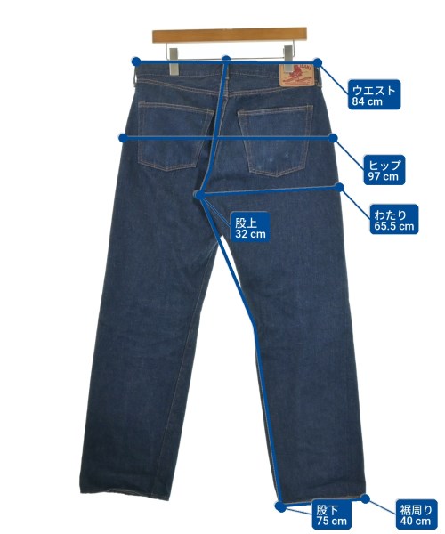 TCB jeans（ティーシービージーンズ）デニムパンツ 紺 サイズ:33(L位) メンズ/2200699316255
