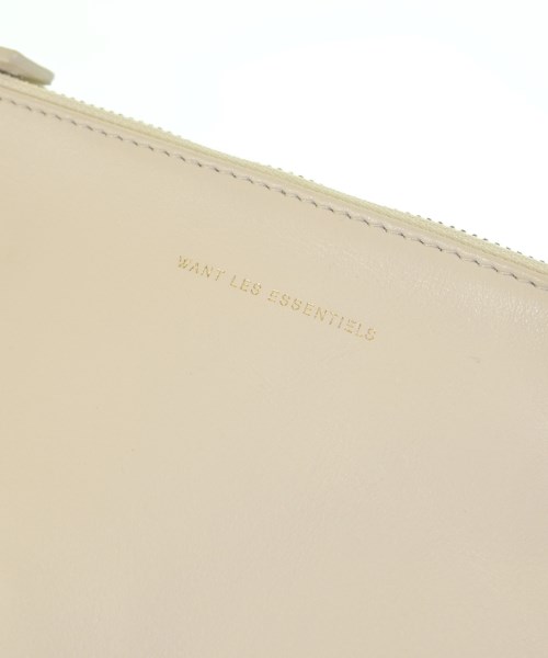 WANT LES ESSENTIELS（ウォントレスエッセンシャル）クラッチバッグ 白 サイズ:- レディース/2200615024073