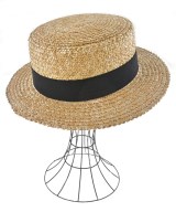 田中帽子店（タナカハット）ストローハット ベージュ サイズ:59 メンズ/2200624282051