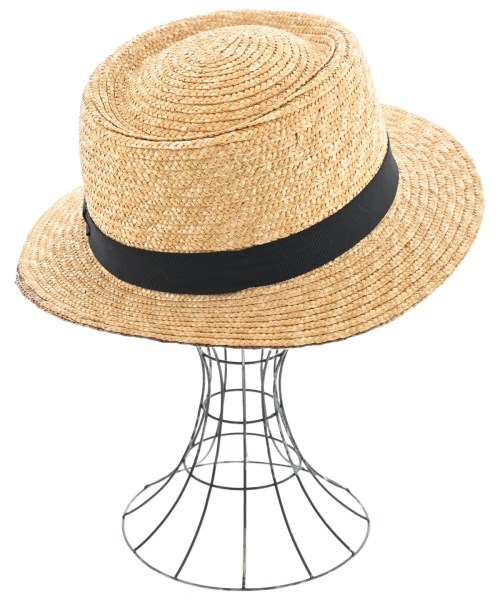 田中帽子店（タナカハット）ストローハット ベージュ サイズ:57.5cm レディース/2200609951118