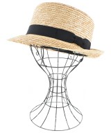 田中帽子店（タナカハット）ストローハット ベージュ サイズ:57.5cm レディース/2200670365050