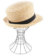 田中帽子店（タナカハット）ストローハット ベージュ サイズ:57.5cm レディース/2200670365050