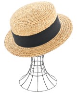 田中帽子店（タナカハット）ストローハット ベージュ サイズ:57.5cm レディース/2200646616070