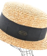 田中帽子店（タナカハット）ストローハット ベージュ サイズ:57.5cm レディース/2200646616070