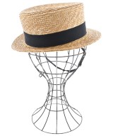 田中帽子店（タナカハット）ストローハット ベージュ サイズ:F レディース/2200654708064