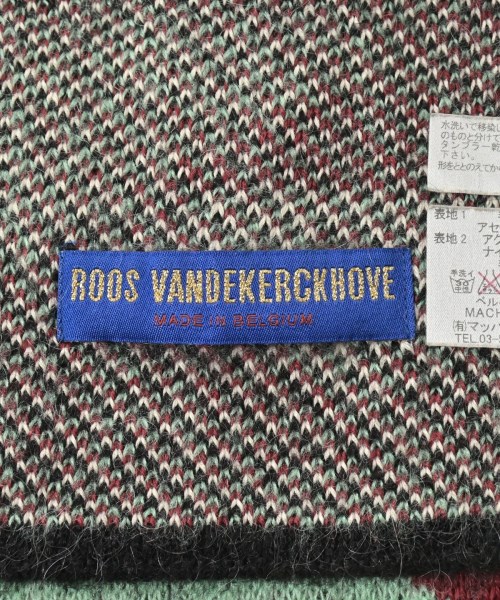 ROOS VANDEKERCKHOVE（ルースヴァンデキャルクホーヴ）マフラー 黒 サイズ:- メンズ/2200643136267