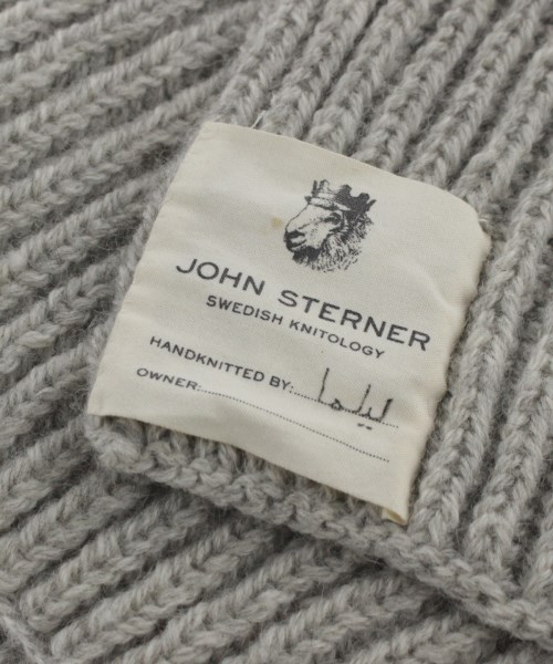 JOHN STERNER(ジョンスターナー)マフラー グレー サイズ:- メンズ