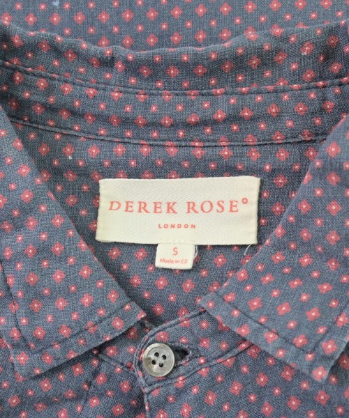 DEREK ROSE（デレク　ローズ）カジュアルシャツ 紺 サイズ:S メンズ/2200713248029