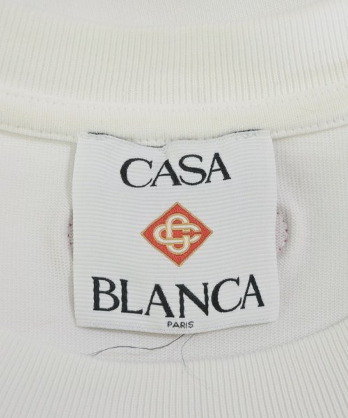 CASABLANCA（カサブランカ）Tシャツ・カットソー 白 サイズ:L メンズ/2200625562022
