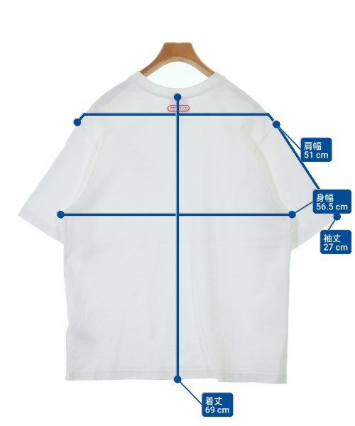 CASABLANCA（カサブランカ）Tシャツ・カットソー 白 サイズ:L メンズ/2200625562022