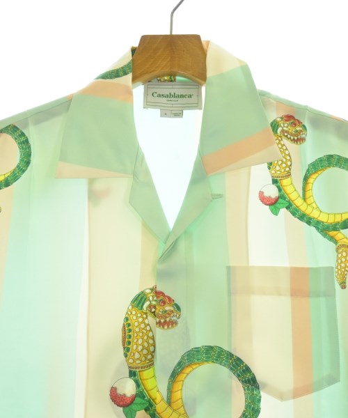 CASABLANCA（カサブランカ）カジュアルシャツ 緑 サイズ:S メンズ/2200628853073