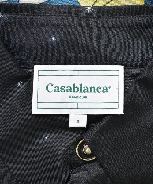 CASABLANCA（カサブランカ）カジュアルシャツ 黒 サイズ:S メンズ/2200689909030