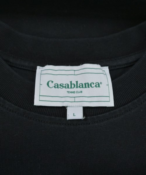CASABLANCA（カサブランカ）Tシャツ・カットソー 黒 サイズ:L メンズ/2200658662041
