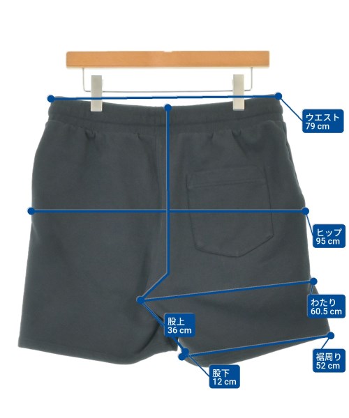 CASABLANCA（カサブランカ）ショートパンツ 黒 サイズ:M メンズ/2200658662058