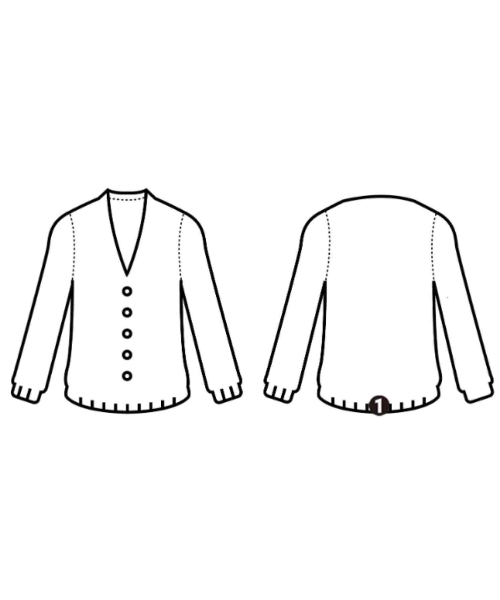 CASABLANCA（カサブランカ）カーディガン 黒 サイズ:M メンズ/2200661724057