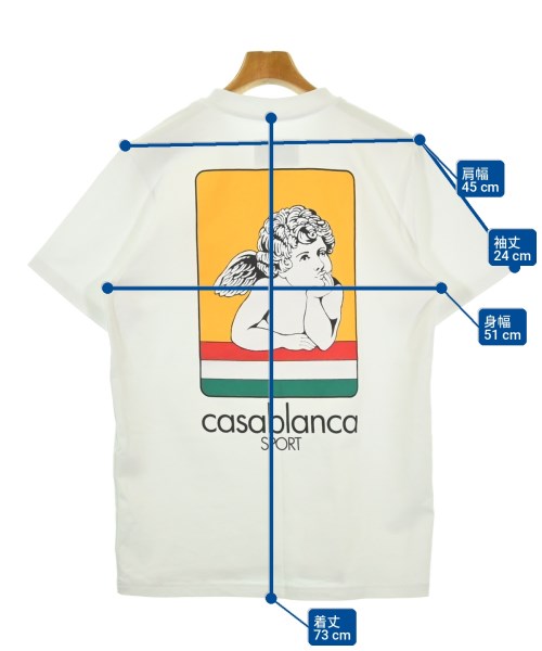 CASABLANCA（カサブランカ）Tシャツ・カットソー 黒 サイズ:S メンズ/2200719378089
