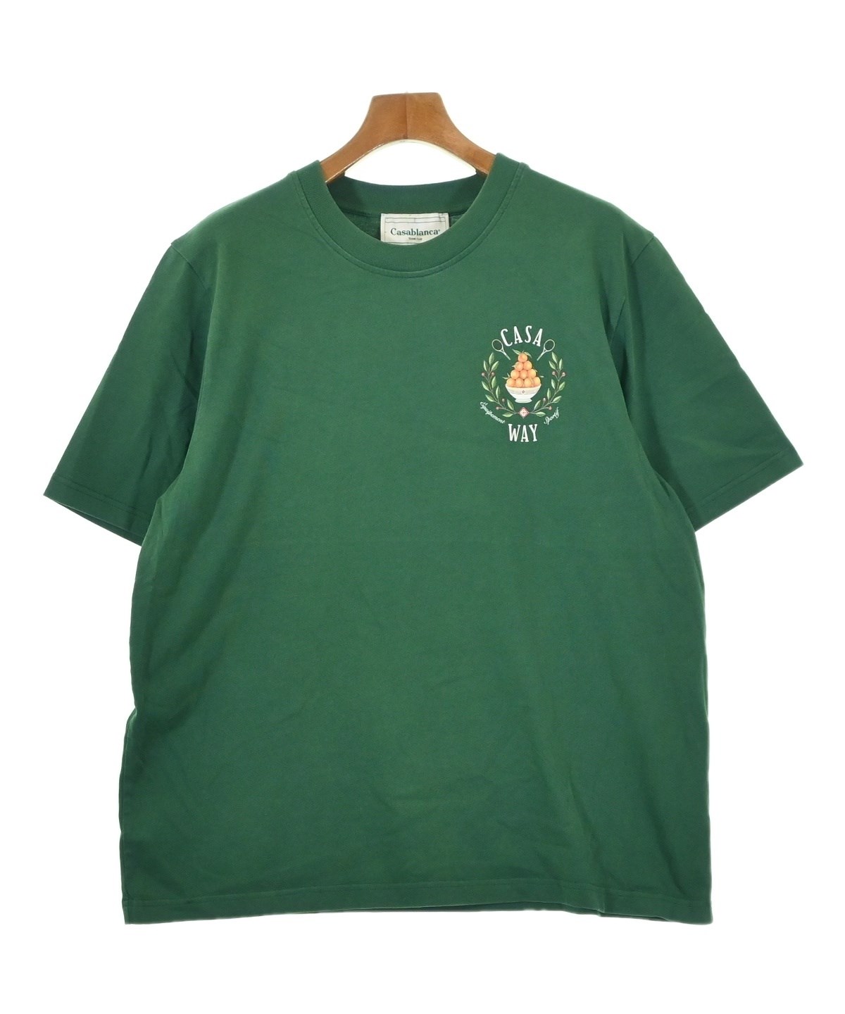 CASABLANCA（カサブランカ）Tシャツ・カットソー 緑 サイズ:XXL メンズ