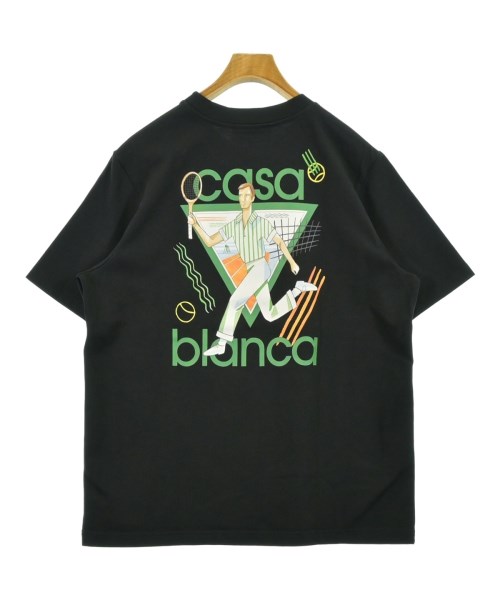 CASABLANCA（カサブランカ）Tシャツ・カットソー 黒 サイズ:XL メンズ