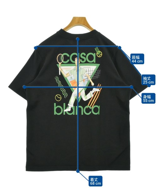 CASABLANCA（カサブランカ）Tシャツ・カットソー 黒 サイズ:XL メンズ/2200706079036
