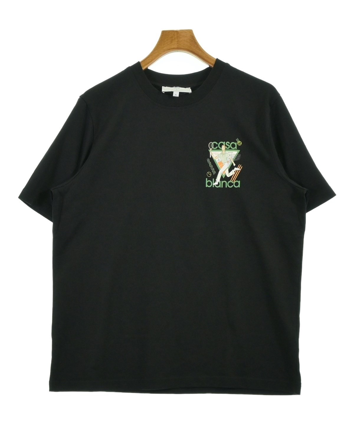 CASABLANCA（カサブランカ）Tシャツ・カットソー 黒 サイズ:XL メンズ