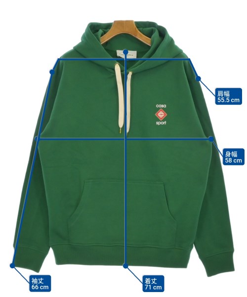 CASABLANCA（カサブランカ）パーカー 緑 サイズ:L メンズ/2200670998241