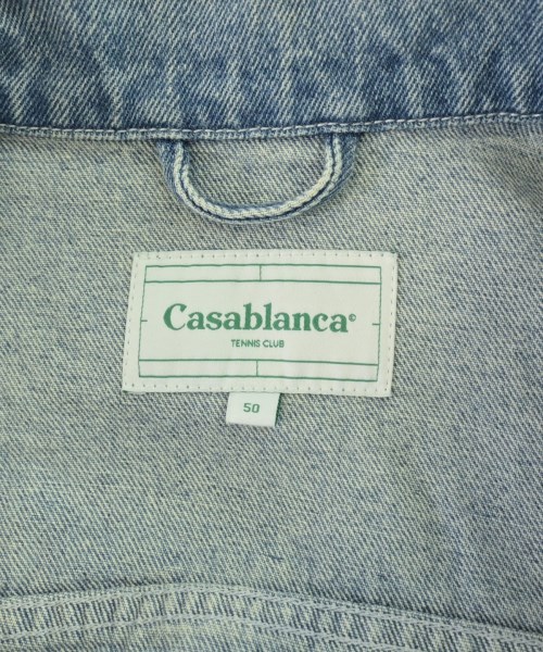 CASABLANCA（カサブランカ）デニムジャケット 青 サイズ:50(XL位) メンズ/2200728959026