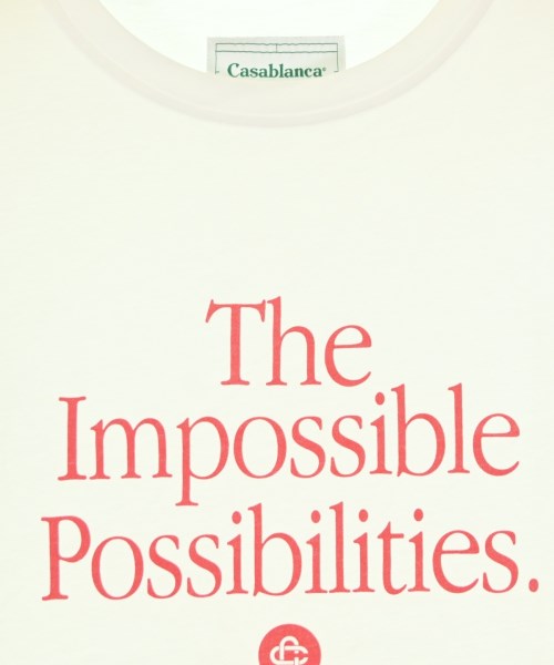 CASABLANCA（カサブランカ）Tシャツ・カットソー 白 サイズ:S メンズ/2200685988046